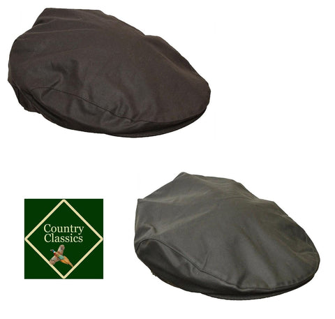 Country Classics Waterproof Wax Shooting Flat Cap Warwickshire Clothing