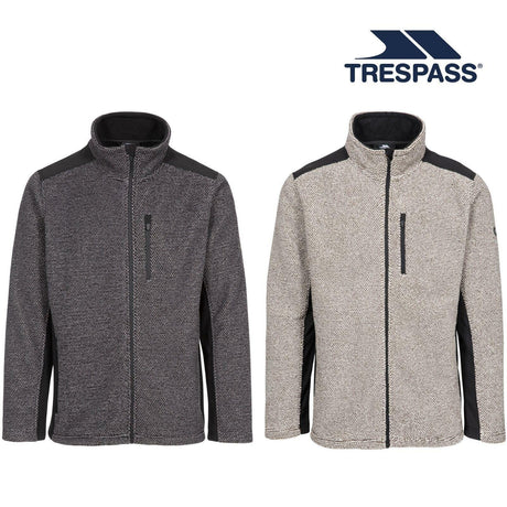 Trespass Mens Faratino Full Zip Knitted Fleece Insulated Jacket - Premium clothing from Trespass - Just $34.99! Shop now at Warwickshire Clothing