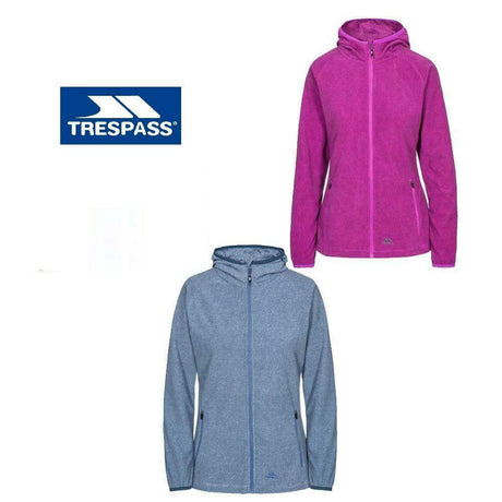 Trespass Jennings Women's Full Zip Microfleece Hoodie - Premium clothing from Trespass - Just $20.99! Shop now at Warwickshire Clothing