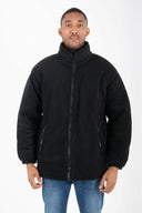 Hazy Blue Unisex Warm Quilted Padded Anti Pill Fleece Jacket - Just £29.99! Shop now at Warwickshire Clothing. 