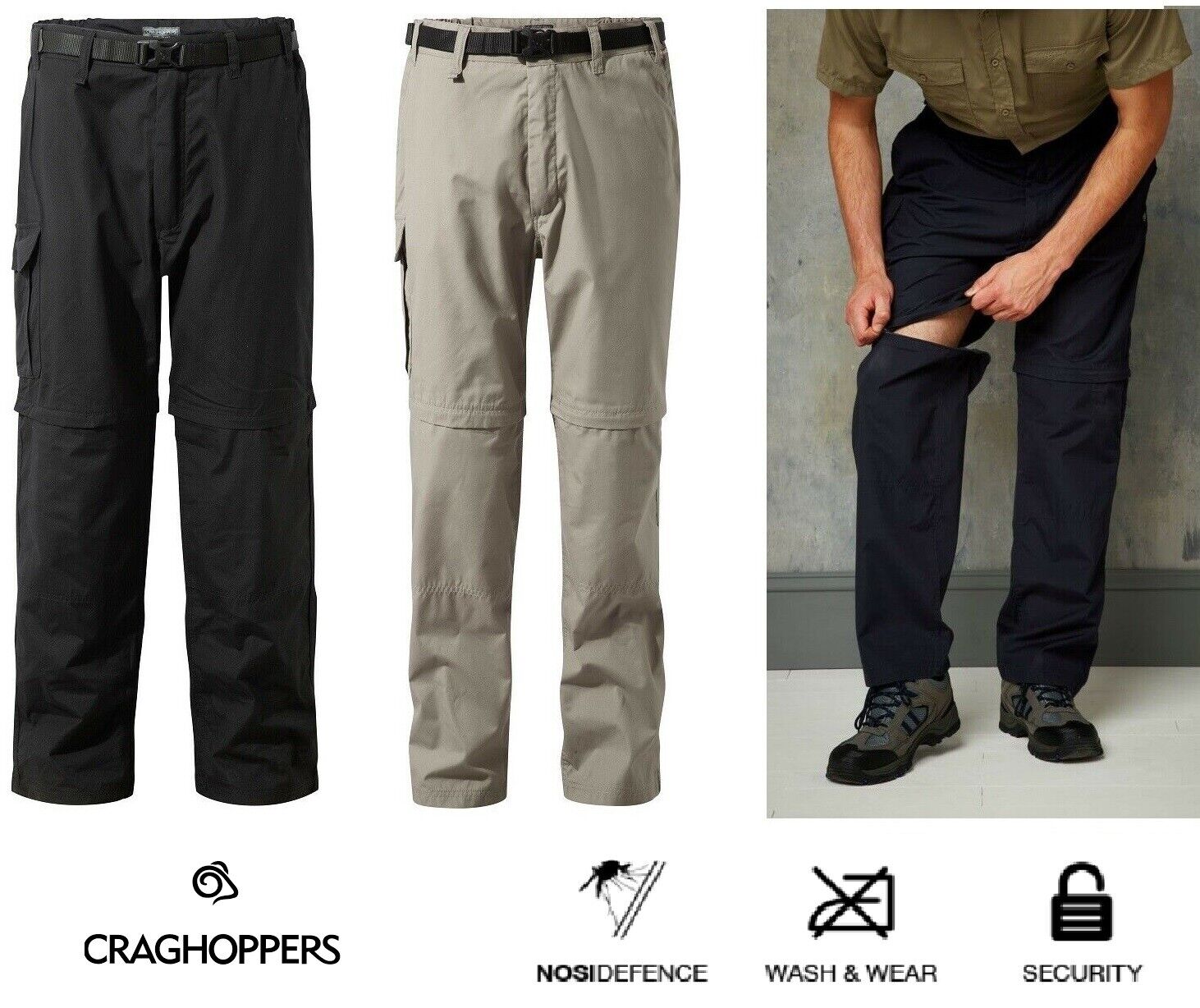 Craghoppers Kiwi Boulder Slim Trousers