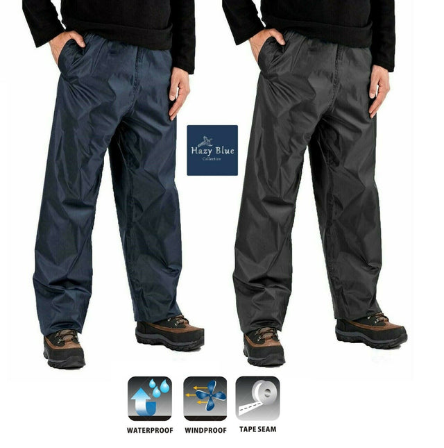 Unisex Storm Waterproof Packaway Rain Over Trousers - Premium clothing from Hazy Blue - Just $9.99! Shop now at Warwickshire Clothing