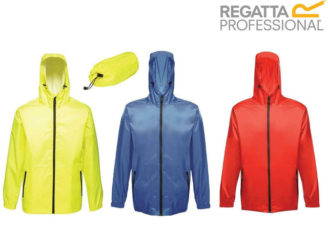 Regatta Mens Pro Packaway Waterproof Jacket with Bag - Premium clothing from Regatta - Just $13.99! Shop now at Warwickshire Clothing