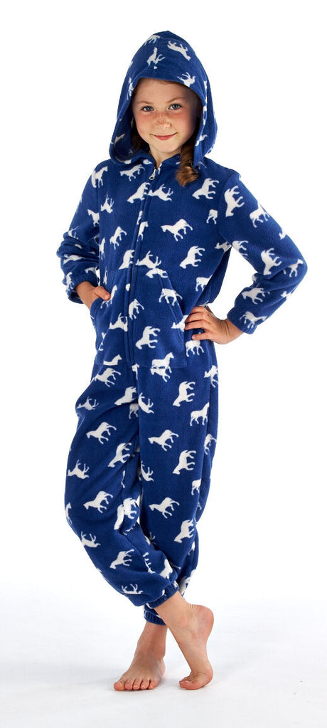 Childrens Onezee Dog Cow In One Pyjamas Full Suite Animal Sleepwear Girls Boys - Just £12.99! Shop now at Warwickshire Clothing. 