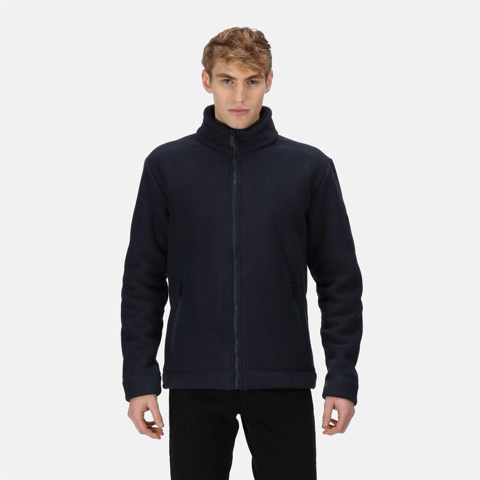 Mens thin hot sale fleece jacket