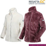 Regatta Womens Hermilla Full Zip Velour Fluffy Fleece Sweater Jacket - Premium clothing from Regatta - Just $29.99! Shop now at Warwickshire Clothing