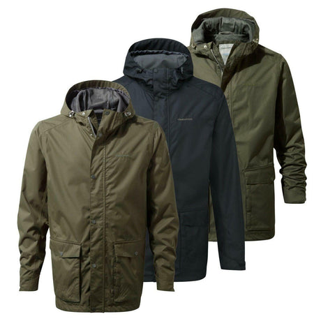 Craghoppers Mens Classic Kiwi Waterproof Jacket With 7 Pockets - Just $59.99! Shop now at Warwickshire Clothing. Free Dellivery.