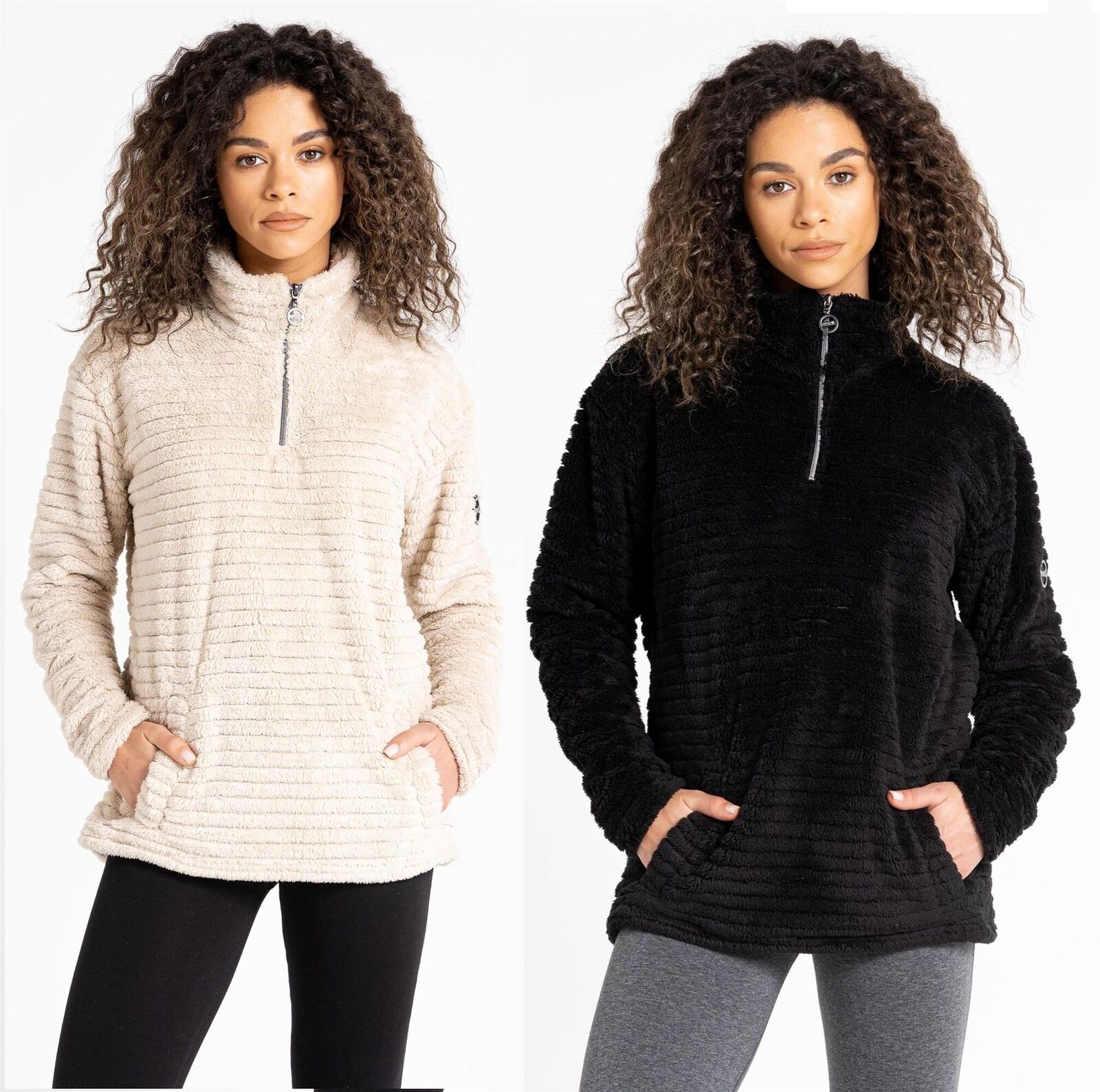 Half zip fluffy top fleece