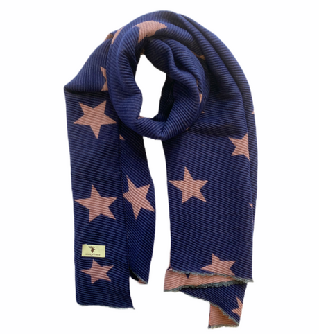 House of Tweed Star Pattern Luxury Ladies Scarf Womens Scarves Nature Warm - Just £12.99! Shop now at Warwickshire Clothing. 