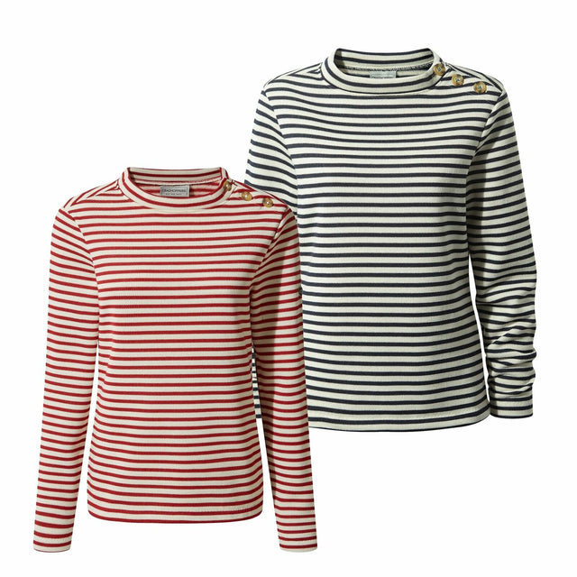 Craghoppers Womens Balmoral Striped Crew Neck Jersey - Just $26.99! Shop now at Warwickshire Clothing. Free Dellivery.