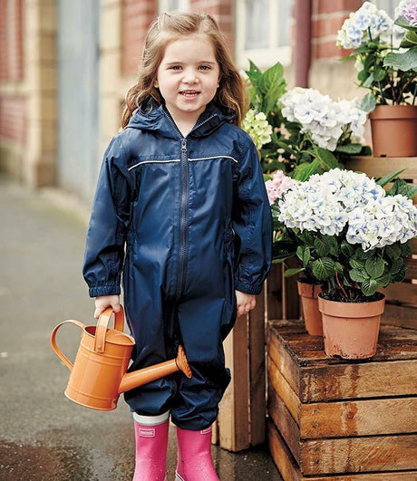 Regatta Kids Rain All in One Waterproof Suit - Just £13.99! Shop now at Warwickshire Clothing. 