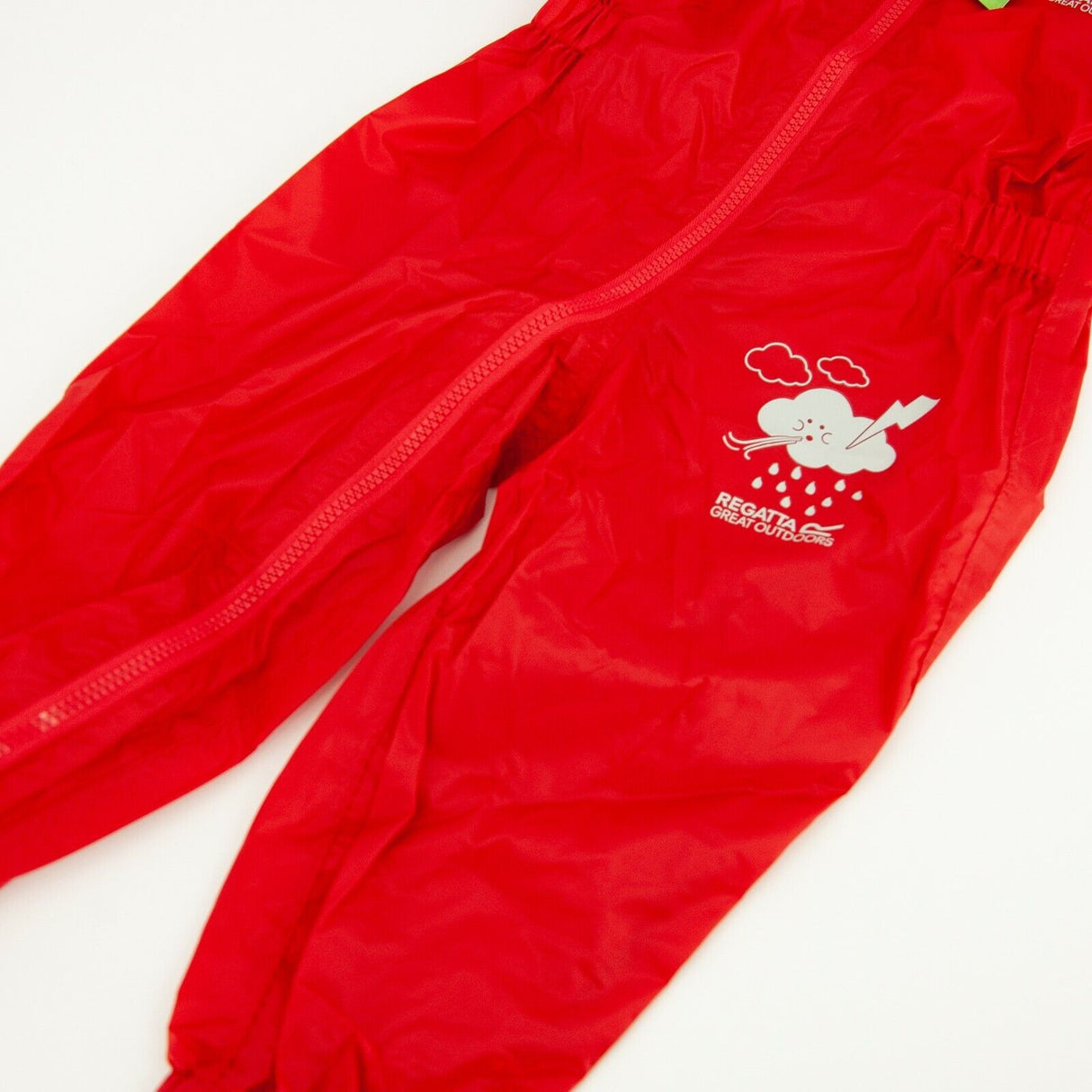Regatta Puddle IV Boys and Girls Waterproof All In One Rain Suit - Premium clothing from Regatta - Just $14.99! Shop now at Warwickshire Clothing