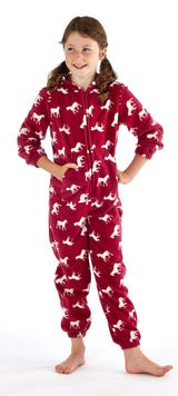 Childrens Onezee Dog Cow In One Pyjamas Full Suite Animal Sleepwear Girls Boys - Premium clothing from Country Classics - Just $12.99! Shop now at Warwickshire Clothing