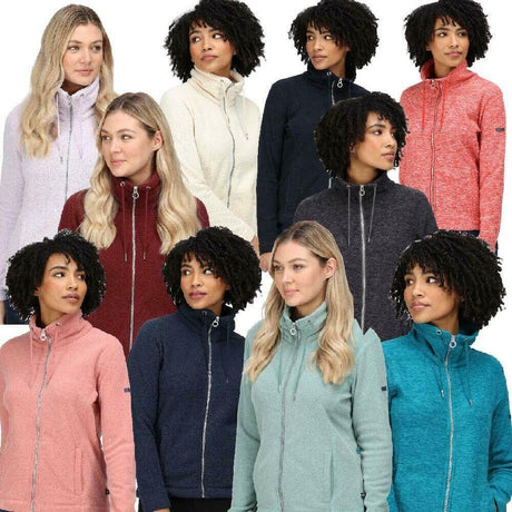 Regatta Womens Zabelle Mock Neck Full Zip Fleece Jacket - Premium clothing from Regatta - Just $19.99! Shop now at Warwickshire Clothing