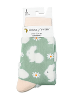 House of Tweed Pure Luxury Women's Bamboo Socks - Animal Pattern Collection