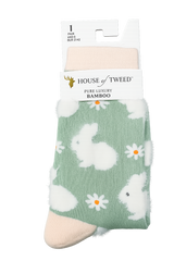 House of Tweed Pure Luxury Women's Bamboo Socks - Animal Pattern Collection