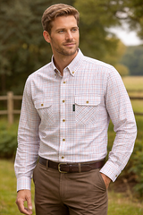 Country Classics Mens Long Sleeve Buttoned Down Collar Shirt - Cheltenham