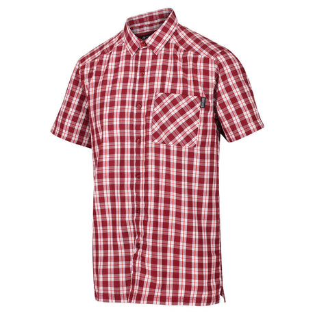 Regatta Mens Mindano V Check Short Sleeve Shirt - Just £14.99! Shop now at Warwickshire Clothing. 