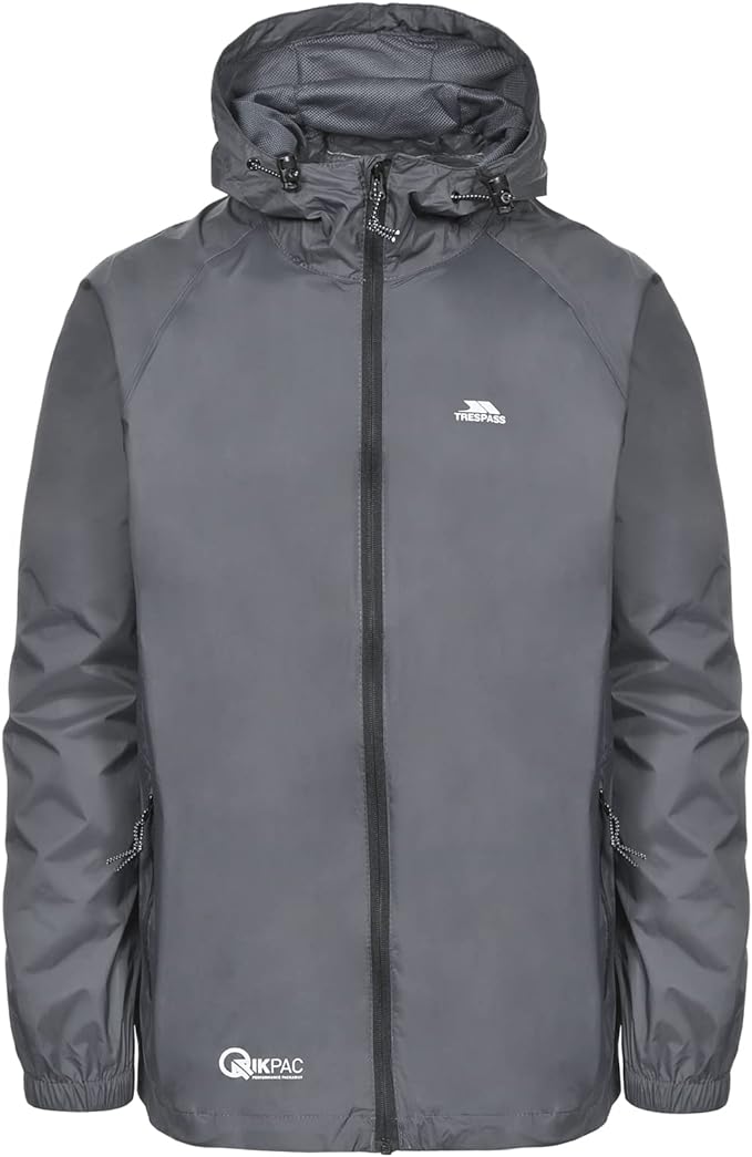 Trespass Qikpac Waterproof Unisex Jacket - Premium clothing from Trespass - Just $24.99! Shop now at Warwickshire Clothing