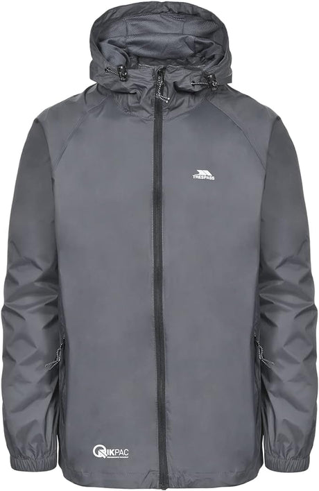 Trespass Qikpac Waterproof Unisex Jacket - Just £24.99! Shop now at Warwickshire Clothing. 