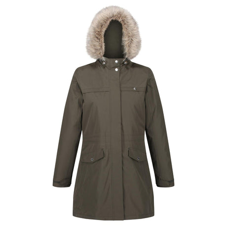 Regatta Womens Serleena II Waterproof Insulated Fur Trim Hooded Parka Jacket - Just £39.99! Shop now at Warwickshire Clothing. 