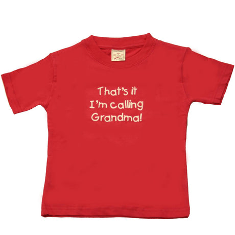 Hazy Blue Kids Thats It I'm Calling Grandad, Grandma & Nanny T-Shirts - Just £5.49! Shop now at Warwickshire Clothing. 