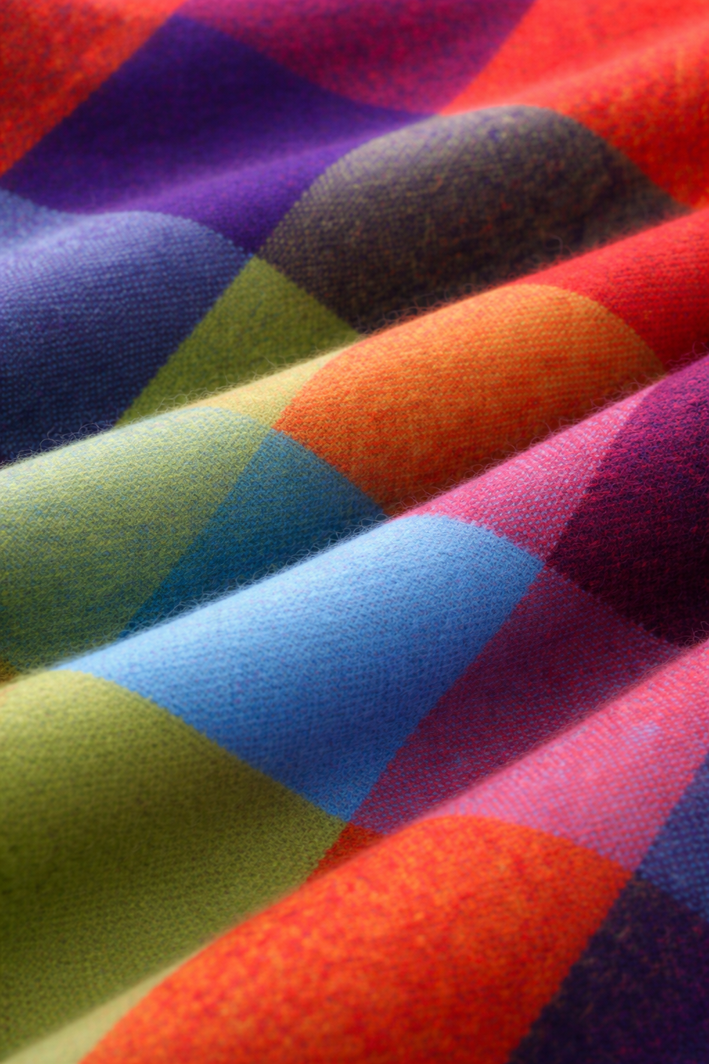 House Of Tweed Womens Soft Check Tartan Scarf