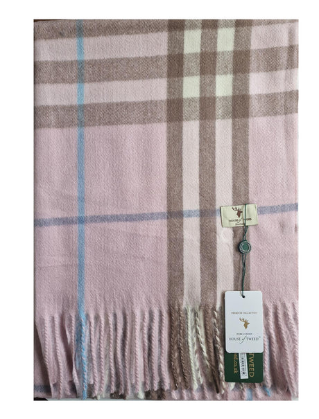 House Of Tweed Womens Soft Tartan Scarf - Just £14.99! Shop now at Warwickshire Clothing. 