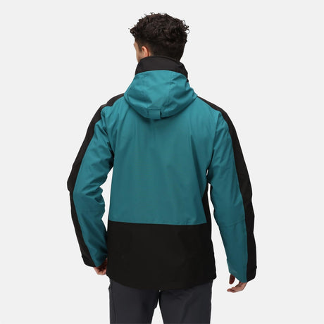 Regatta Men's Highton Stretch II Waterproof Jacket Pacific Green Black - Just £39.99! Shop now at Warwickshire Clothing. 