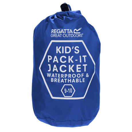 Regatta Kids Pack it Jacket III Lightweight Waterproof Packaway Jacket - Just £14.99! Shop now at Warwickshire Clothing. 