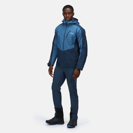 Regatta Men's Highton Stretch II Waterproof Jacket Pacific Green Black - Just £39.99! Shop now at Warwickshire Clothing. 