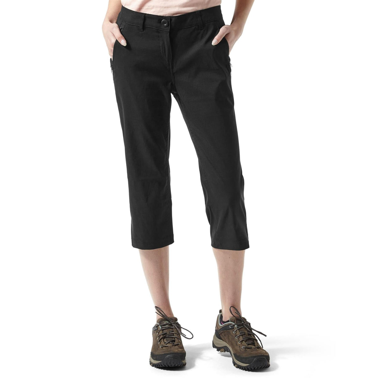 Craghoppers Womens Kiwi Pro Full Stretch Crops 3/4 Capri Light Summer Trousers - Premium clothing from Craghoppers - Just $29.95! Shop now at Warwickshire Clothing