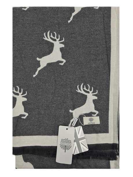 Hazy Blue New Heritage Collection Women's Scarves  - STAG - Just £13.99! Shop now at Warwickshire Clothing. 