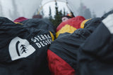 Sierra Designs Nitro 20°F (-7°C) 800-Fill DriDown Sleeping Bag - Regular - Red/Yellow/Peat