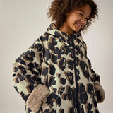Regatta Junior Changing Robe | True Leopard