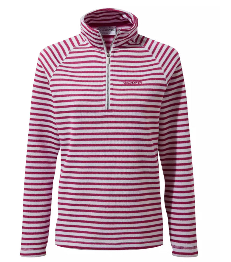 Craghoppers Womens Limelle Striped Half Zip Fleece Sweatshirt Pullover Jumper - Just $26.99! Shop now at Warwickshire Clothing. Free Dellivery.