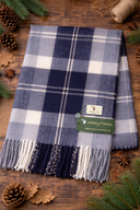 House Of Tweed Womens Soft Check Tartan Scarf