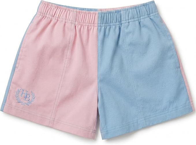 Hazy Blue Nelson - Unisex Coloured Block Shorts