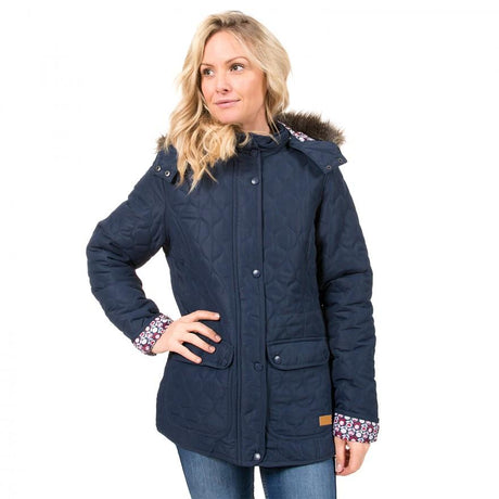 Trespass Womens Jenna Jacket Waterproof Qulited Padded Hooded Coat - Just £25.49! Shop now at Warwickshire Clothing. 