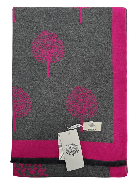 Heritage Pashmina Tree Of Life Womens Scarf - Just £14.99! Shop now at Warwickshire Clothing. 