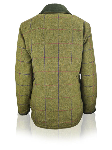 Hazy Blue Womens Quilted Derby Tweed Shooting Jacket - Just £84.99! Shop now at Warwickshire Clothing. 