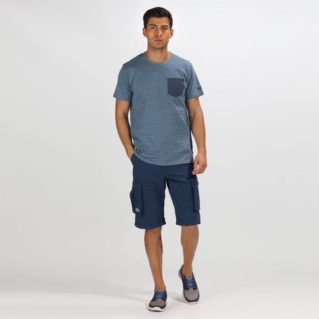 Regatta Mens Shorebay Cargo Breathable Cotton Shorts - Just £19.99! Shop now at Warwickshire Clothing. 