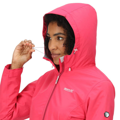 Regatta Womens Hamara III Lightweight Hooded Waterproof Jacket - Just £29.99! Shop now at Warwickshire Clothing. 