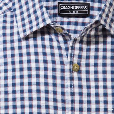 Craghoppers Mens Centro Short Sleeve Cotton Crinkle Walking Shirt - Just £18.99! Shop now at Warwickshire Clothing. 