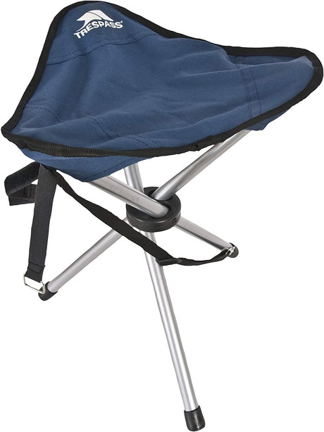 Trespass Ritchie Camping Fishing Folding Tripod Stool Seat Chair + Carrying Bag - Just £9.49! Shop now at Warwickshire Clothing. 