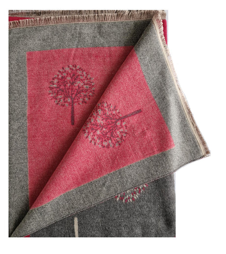 Hazy Blue Tree Of Life Scarfs - Just £13.99! Shop now at Warwickshire Clothing. 