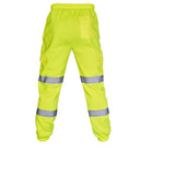 Mens Hi Vis Jogging Bottoms - Yellow - Premium clothing from Areotec - Just $17.99! Shop now at Warwickshire Clothing