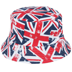 British Adults Bucket Hat | Union Jack Flag Reversible - Just £6.99! Shop now at Warwickshire Clothing. 