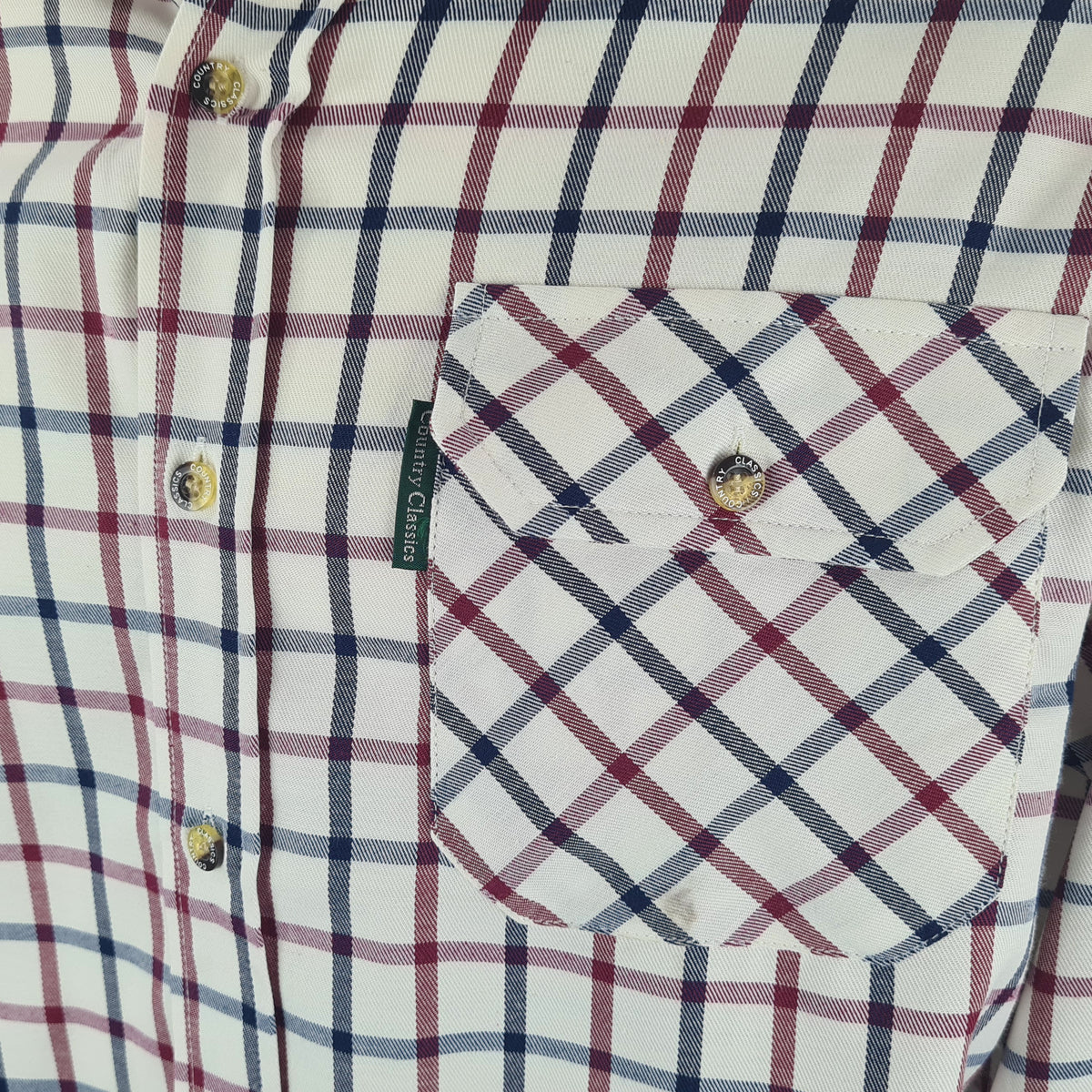 Country Classics Mens Long Sleeve Check Shirt - Ascot