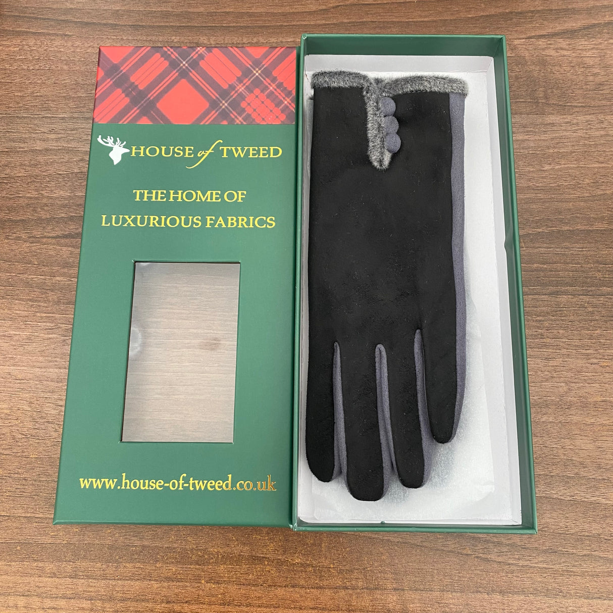 House Of Tweed Ladies Faux Suede Soft Gloves One Size - Just £14.99! Shop now at Warwickshire Clothing. 